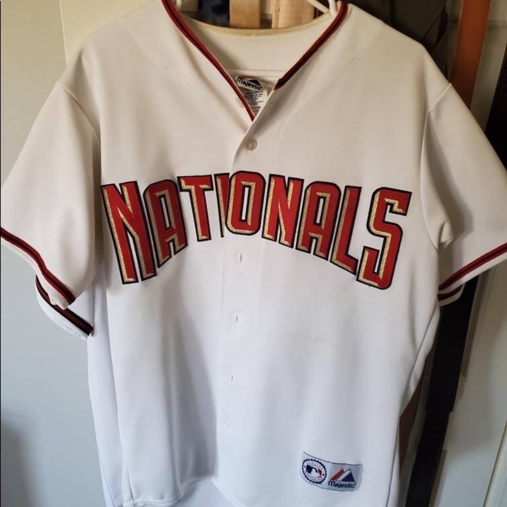 Men’s Authentic MLB Washington Nationals Jersey